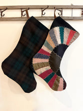 Dark bullseye Christmas stocking
